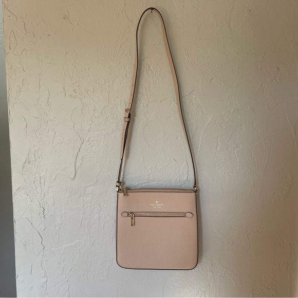 Kate Spade Sadie North Sourh Peony Blossom Saffiano Leather Crossbody Bag NWOT - Picture 3 of 11